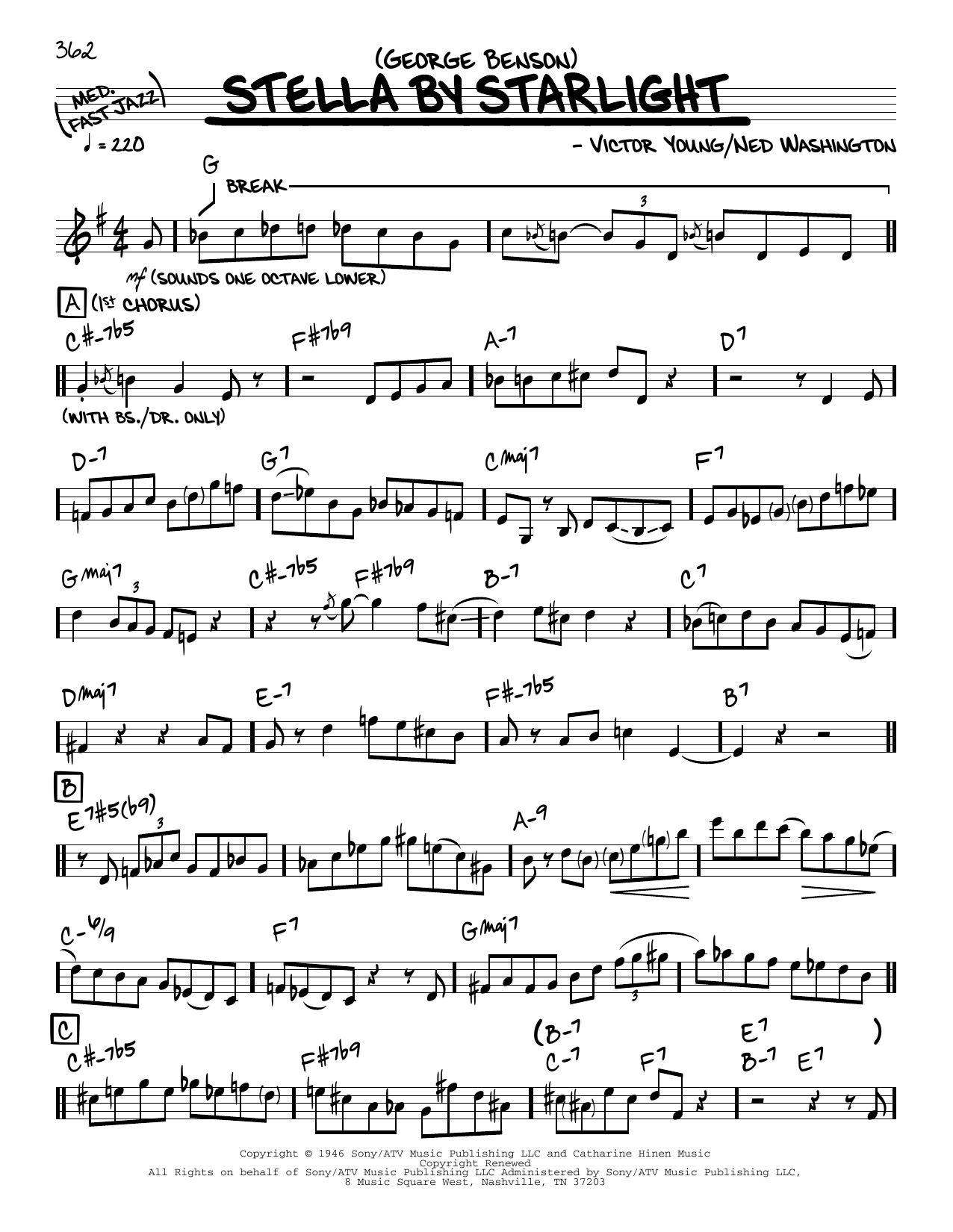 Produktbild zu: Stella By Starlight (solo only)