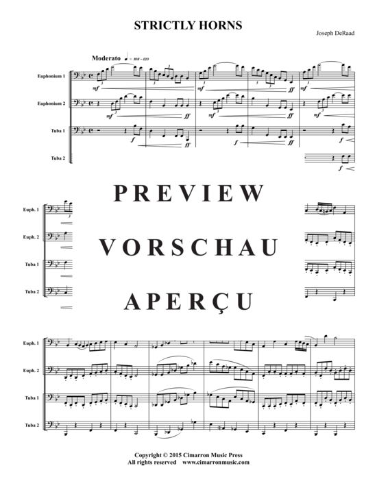 Product gallery: Page 2 of 19 Strictly Horns , , (2x Baritone, 2x Tuba)