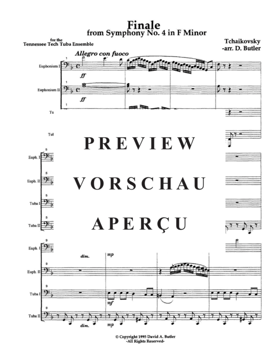 gallery: Finale from Symphony No. 4 , , (Tuba Quartett EETT)
