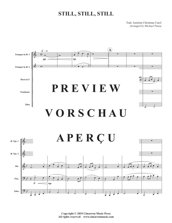 Produktgalerie: Seite 3 von 10 Still, Still, Still , , (Blechbläser Quintett)