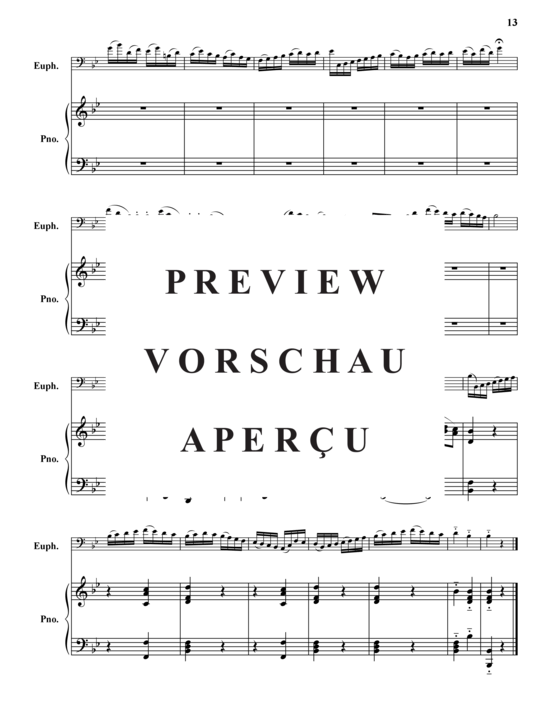 gallery: Presto aus Concerto in B , , (Bariton/Pos + Klavier)