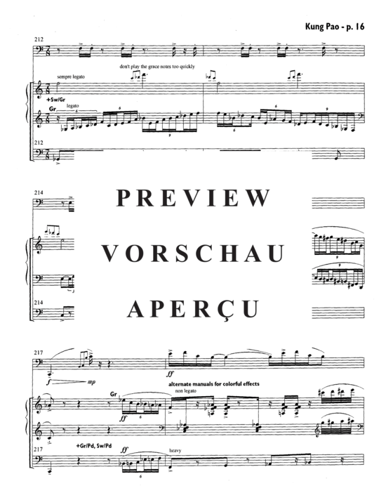Product gallery: Page 20 of 21 Kung Pao , , (euphonium + organ)
