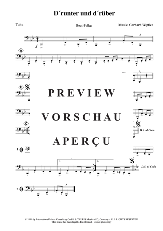 Product gallery: Page 8 of 8 Drunter und Drüber , Hofbräuhaus-Band, (Combo + 4 Horns)