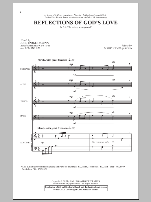 Produktbild zu: Reflections Of God's Love