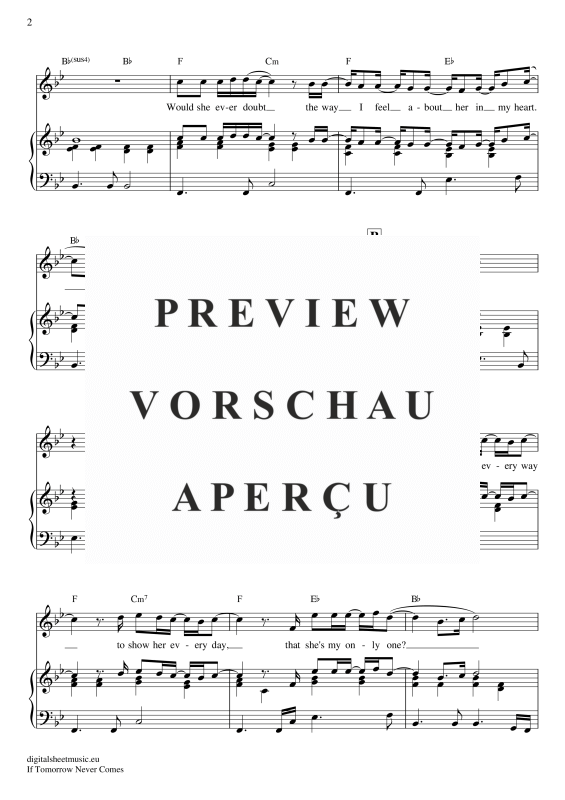 gallery: If Tomorrow Never Comes , Keatin, Ronan, Piano and Voice