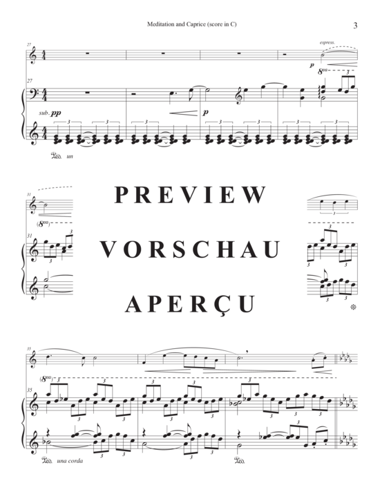 Produktgalerie: Seite 8 von 21 Meditation and Caprice , , (Trompete und Klavier)