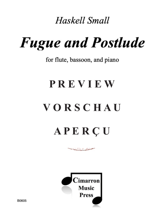 Product gallery: Page 2 of 21 Fugue and Postlude , , (flute, bassoon and piano)