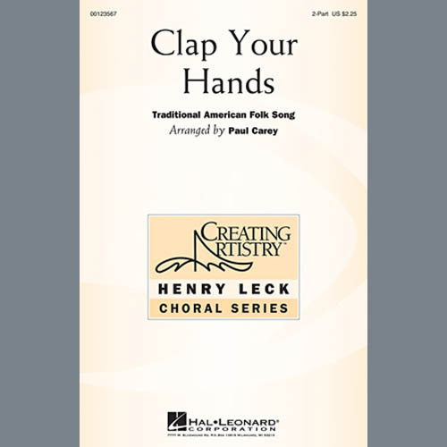 cover: Clap Your Hands, Paul Carey, Chor