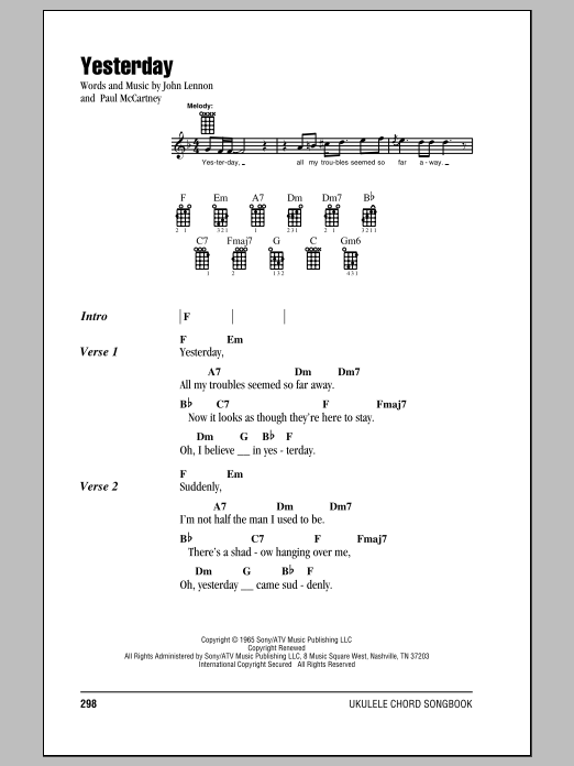 Product gallery: Page 1 of 1 Yesterday, The Beatles