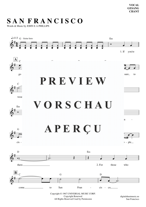 Product gallery: Page 2 of 4 San Francisco , Mckenzie, Scott, (vocals)