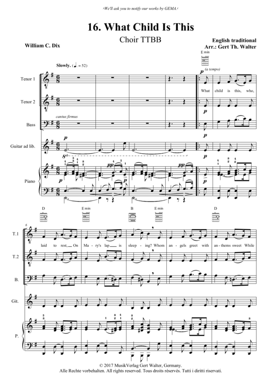 Produktbild zu: What Child Is This Traditional