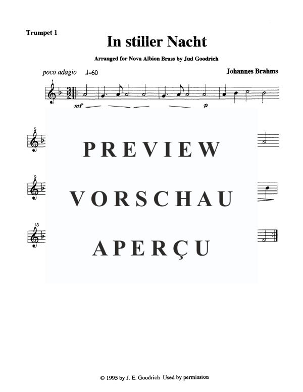 Produktgalerie: Seite 5 von 11 In stiller Nacht (In the Still Night), , Blechbläser Quintett