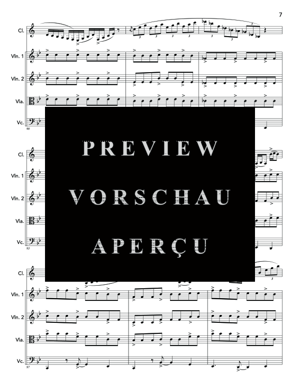 Produktgalerie: Seite 11 von 11 Suggestioni, , (Klarinette Solo und Streicher Quartett)