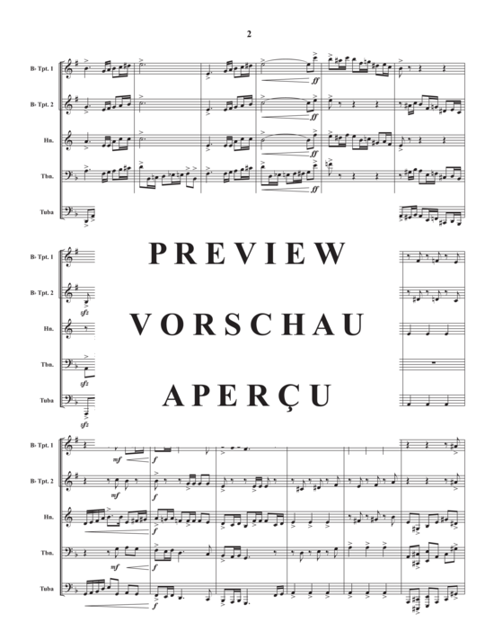 Produktgalerie: Seite 4 von 21 Virtuoso Polonaise Marcatiss , , (Blechbläserquintett)