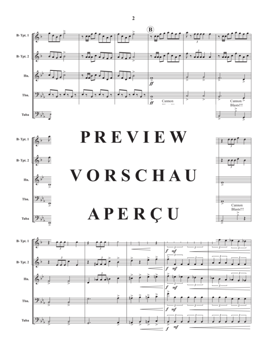 Produktgalerie: Seite 4 von 10 1812 Opener , , (Blechbläserquintett)