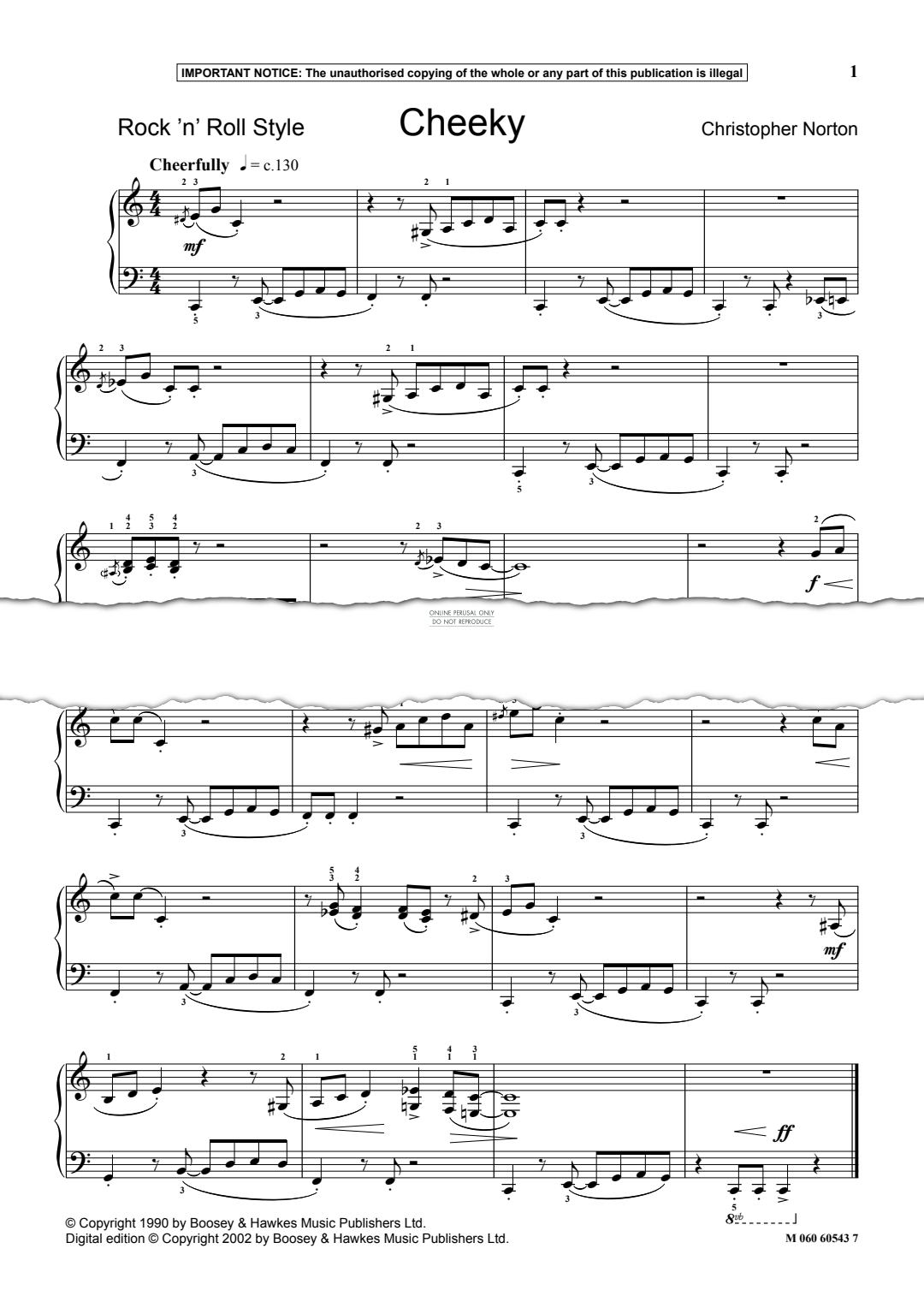 Produktgalerie: Seite 1 von 1 Cheeky, Christopher Norton, Klavier