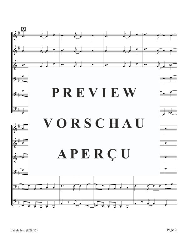 Produktgalerie: Seite 4 von 11 Jabula Jesu, , BlechblÀser Sextett