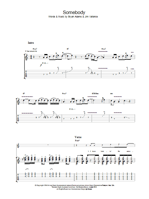 Product gallery: Page 1 of 1 Somebody, Bryan Adams