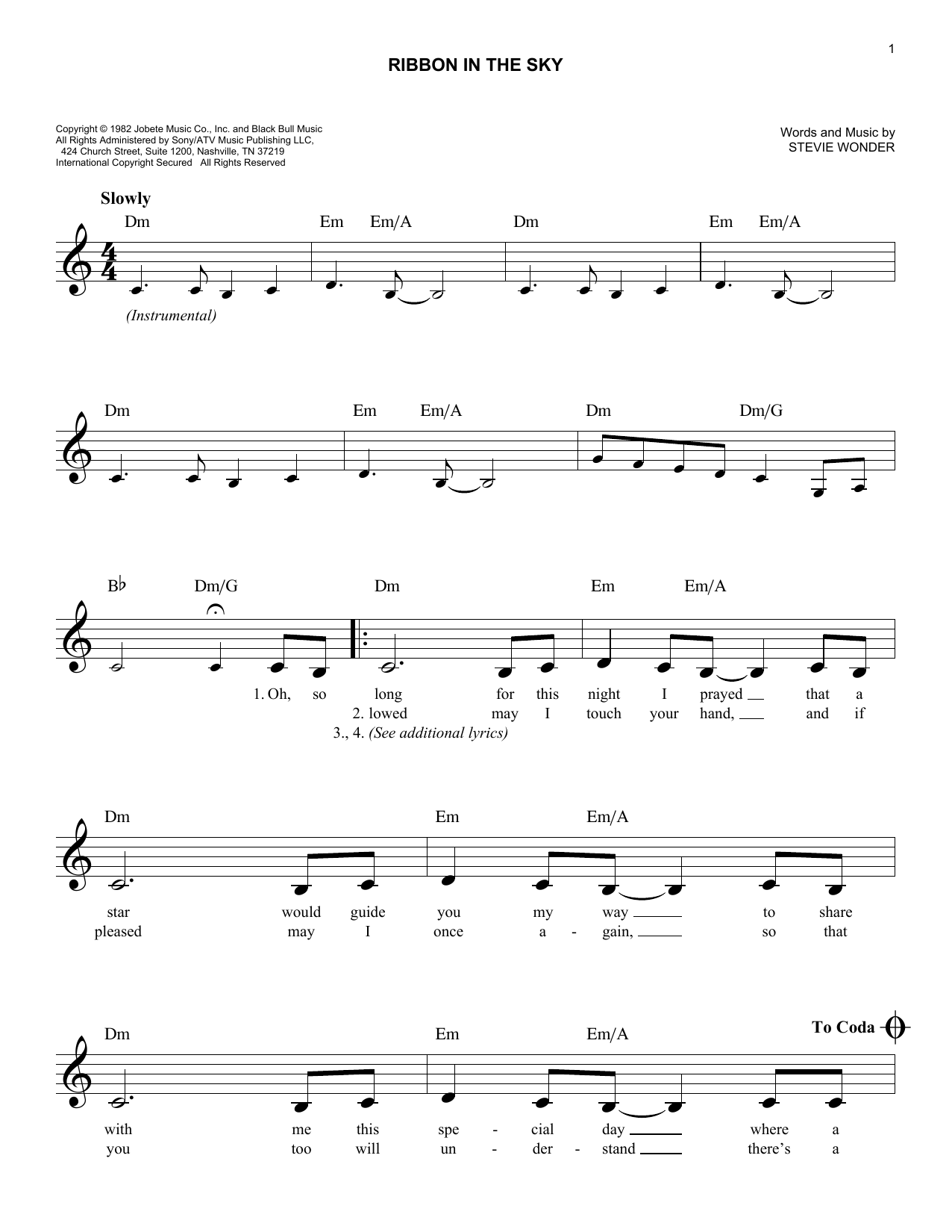 Produktbild zu: Ribbon In The Sky