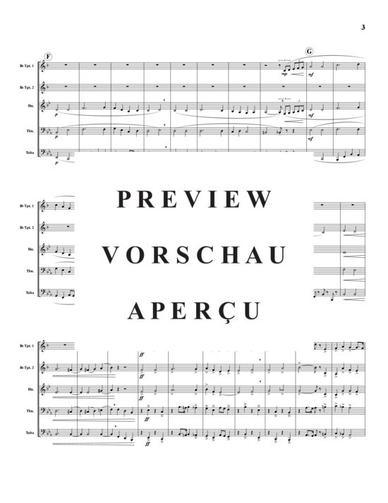 Produktgalerie: Seite 4 von 15 Marche Pontificale , , (Blechbläserquintett)