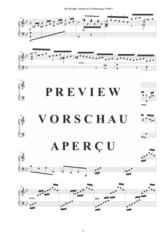 Produktgalerie: Seite 5 von 10 Sonate Nr. 7 in B-Dur, , Klavier Solo
