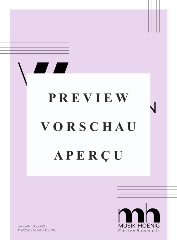 Produktgalerie: Seite 2 von 5 Weinfest in Böhmen, , Blechbläser Quartett - Einzelstimme Posaune in B
