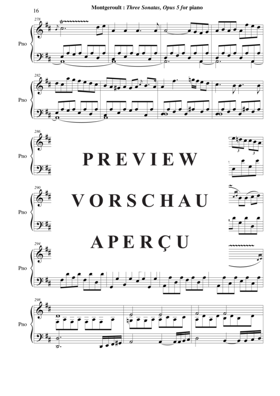 Product gallery: Page 17 of 21 Three Sonatas, Opus 5 , Horvath, Nicolas, Piano Solo