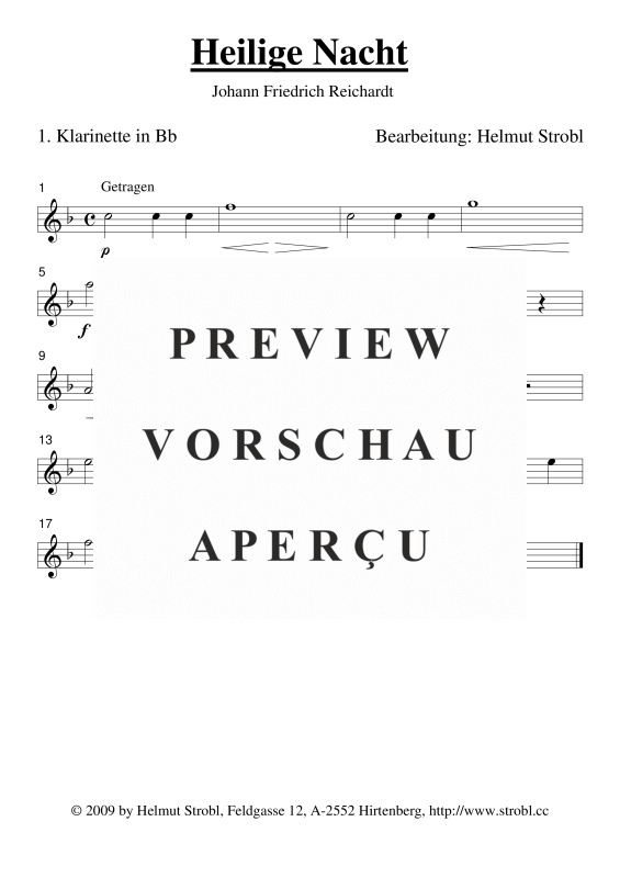 gallery: Heilige Nacht, , Klarinettenquartett