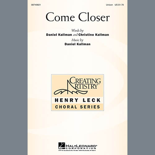 cover: Come Closer, Daniel Kallman