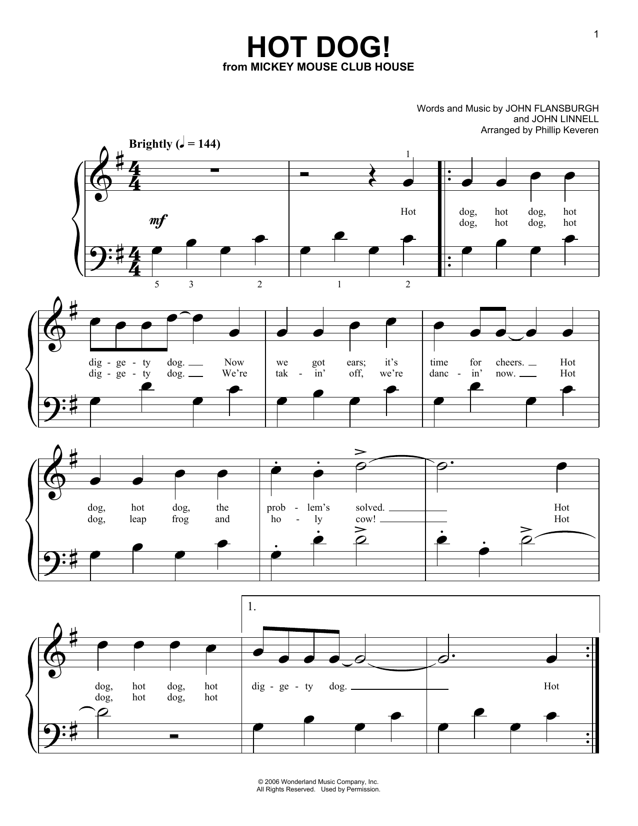 Product picture to: Hot Dog! (arr. Phillip Keveren)