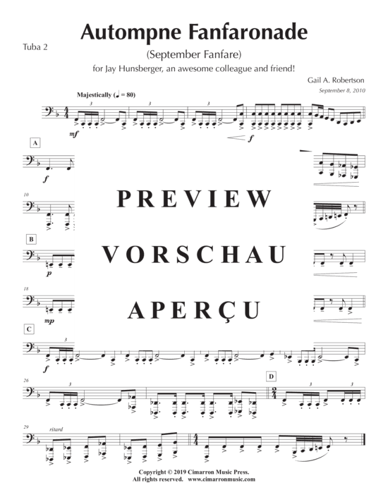 Product gallery: Page 11 of 11 September Fanfare , , (Tuba Quartett EETT)