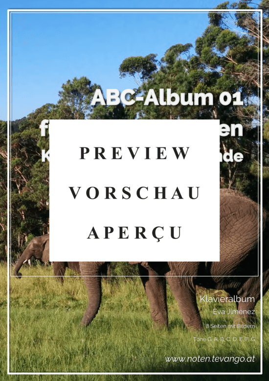 gallery: ABC-Album 01 Klavieralbum für 4 Hände , , (Klavier vierhändig)