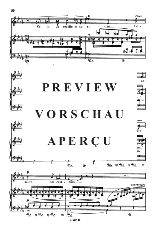 Product gallery: Page 4 of 6 C'est l'extase Op.58 No.5, , Medium Voice and Piano