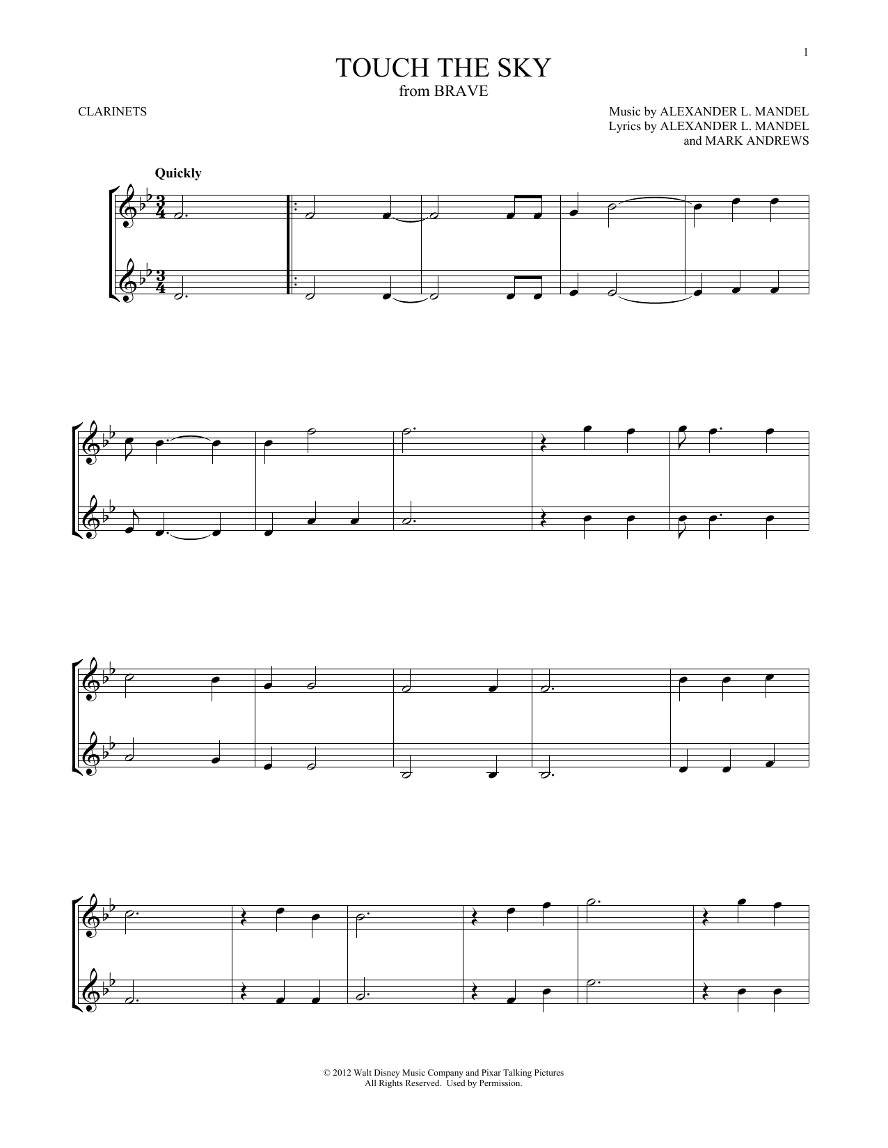 Product gallery: Page 1 of 1 Touch The Sky (from Brave), Julie Fowlis