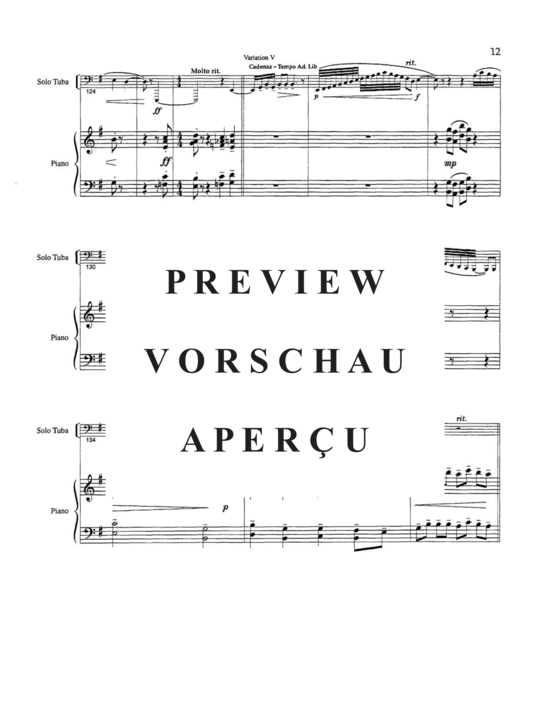 Produktgalerie: Seite 17 von 21 Suite No. 3 , , (Tuba + Klavier)