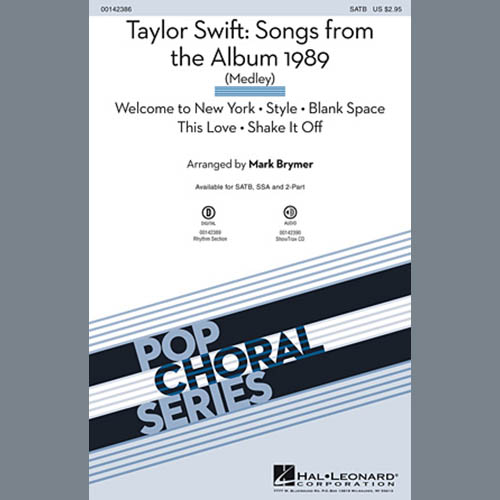 cover: Taylor Swift: Songs from the Album 1989 (Medley) (arr. Mark Brymer), Taylor Swift, Chor