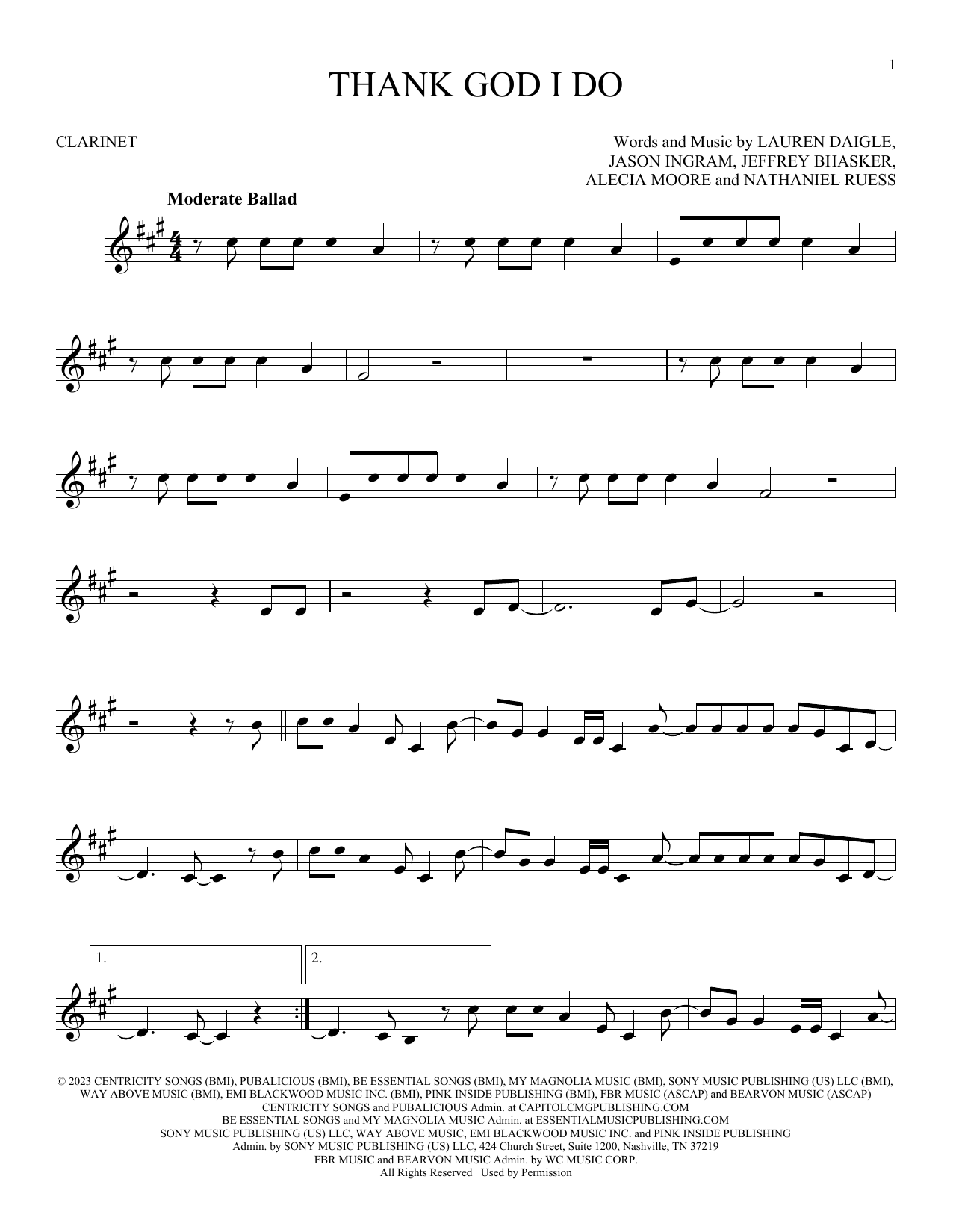 Product gallery: Page 1 of 1 Thank God I Do, Lauren Daigle