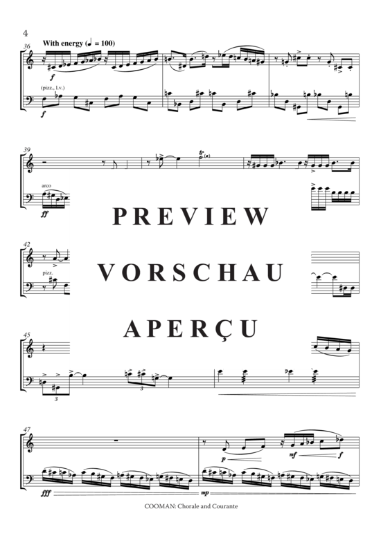 Product gallery: Page 5 of 7 Chorale and Courante , , (trumpet + double bass)