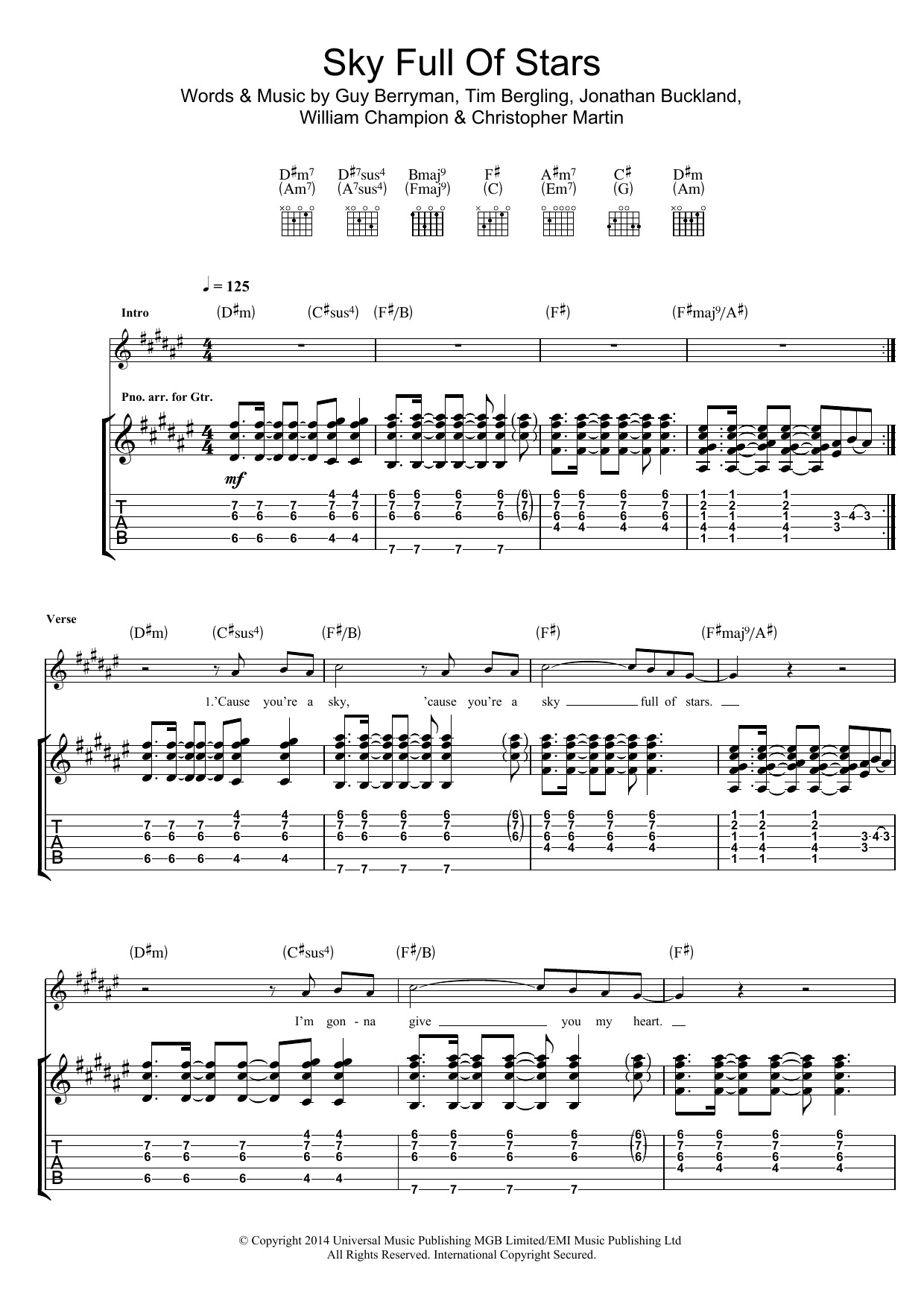 Produktbild zu: A Sky Full Of Stars