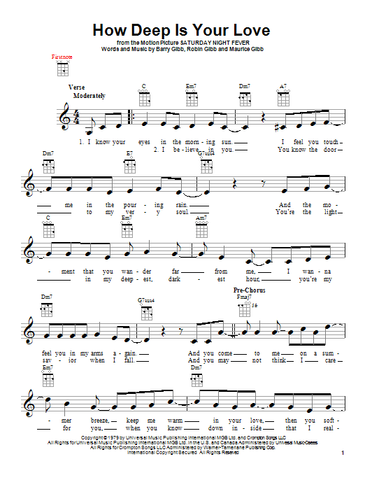 Product gallery: Page 1 of 1 How Deep Is Your Love, The Bee Gees