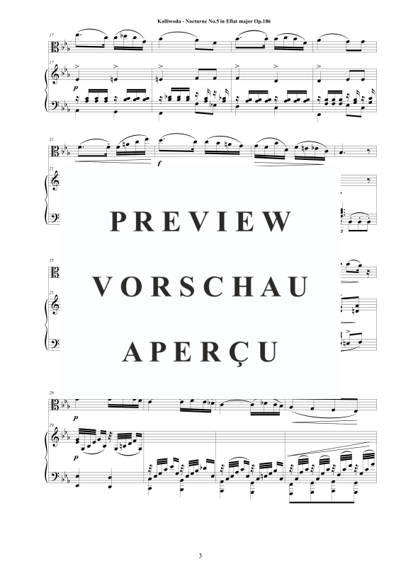 Produktgalerie: Seite 4 von 11 Nocturne Nr.5 Op.186, , Viola und Klavier