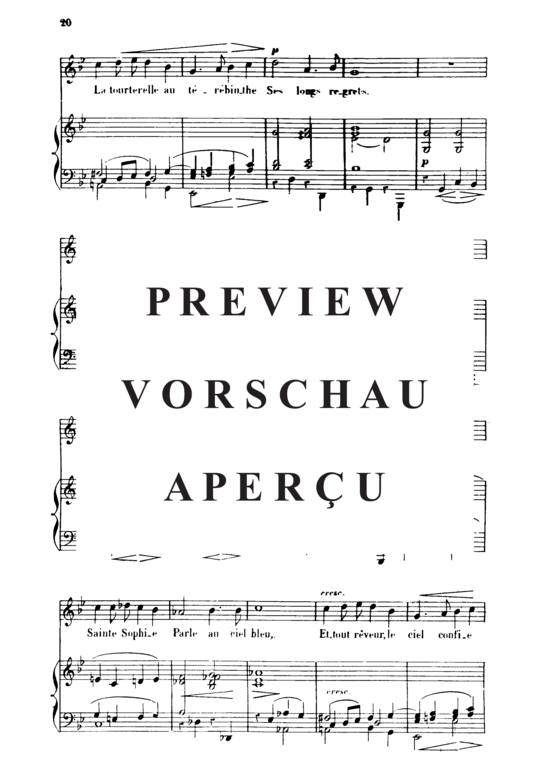 Produktgalerie: Seite 3 von 4 Seule Op.3 No 1, , Gesang hoch und Klavier