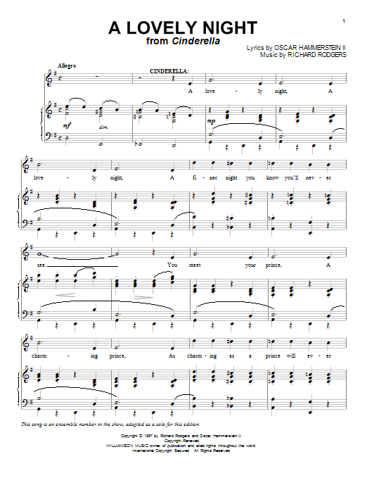 Produktbild zu: A Lovely Night