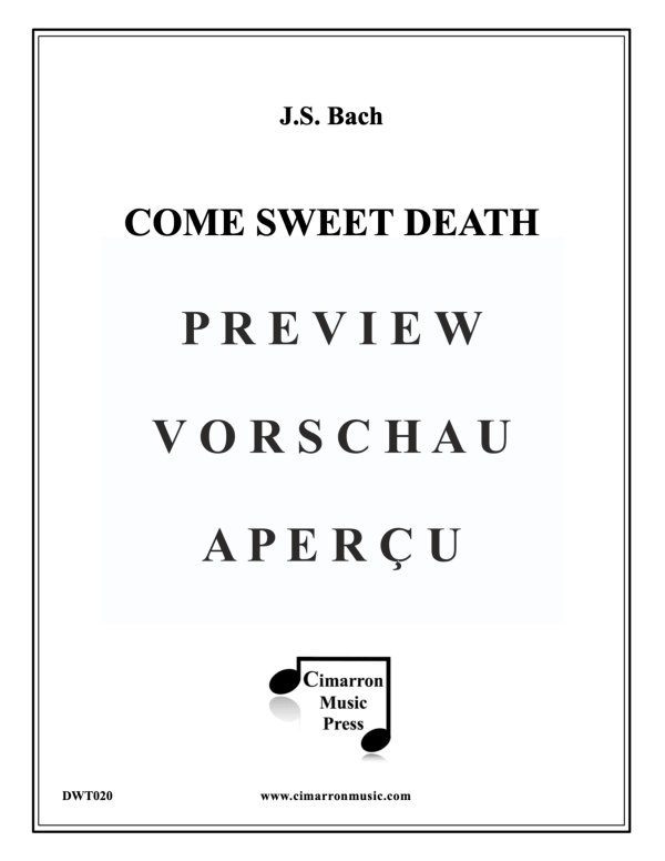 Product gallery: Page 2 of 11 Come Sweet Death, , Brass Quintet