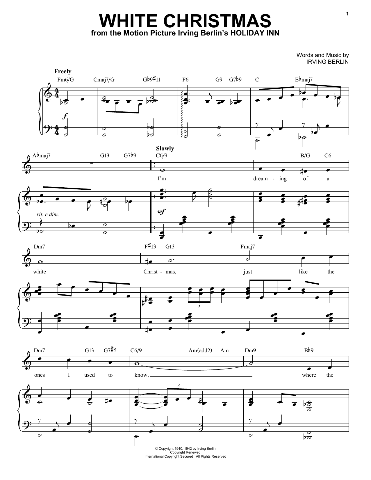 Produktbild zu: White Christmas [Jazz Version] (arr. Brent Edstrom)