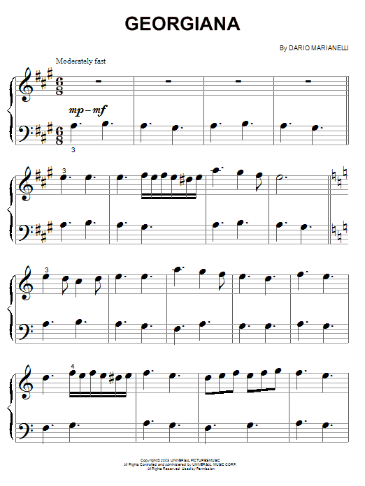 Product picture to:  Georgiana (from Pride And Prejudice) - Dario Marianelli