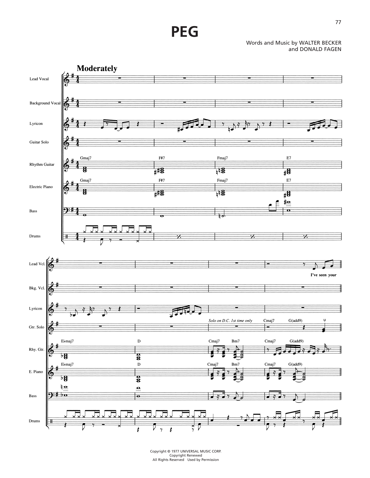 Product gallery: Page 1 of 1 Peg, Steely Dan