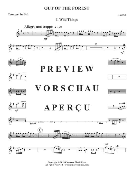 Produktgalerie: Seite 14 von 21 Out of the forest , , (Blechbläser Quintett)