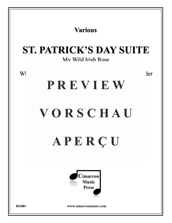 Produktgalerie: Seite 2 von 11 St. Patrick's Day Suite, , Posaunen Quartett