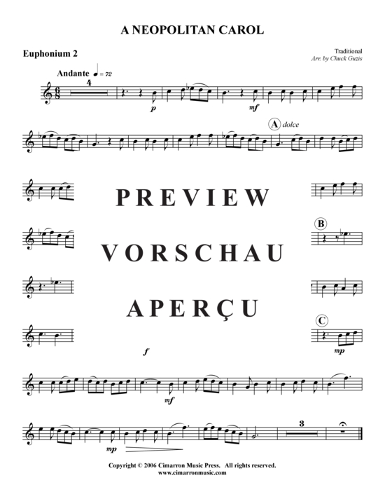 Product gallery: Page 8 of 10 Neapolitanisches Weihnachtslied , , (Tuba Quartet: 2x Baritone, 2xTuba)